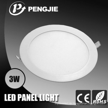 Ultradünnes Design 3W bis 24W LED-Panel Beleuchtung Gehäuse